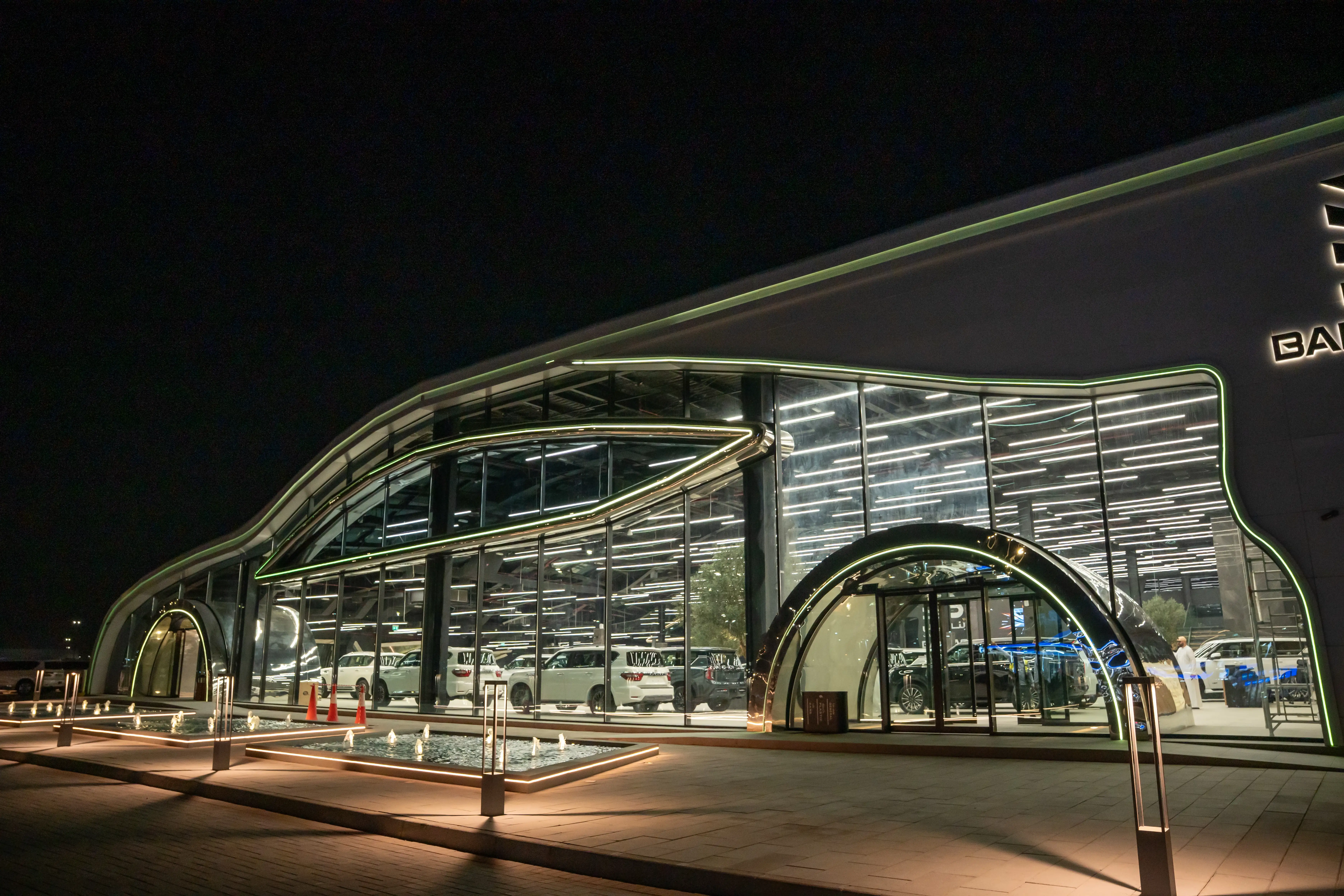 Interior showroom finishing