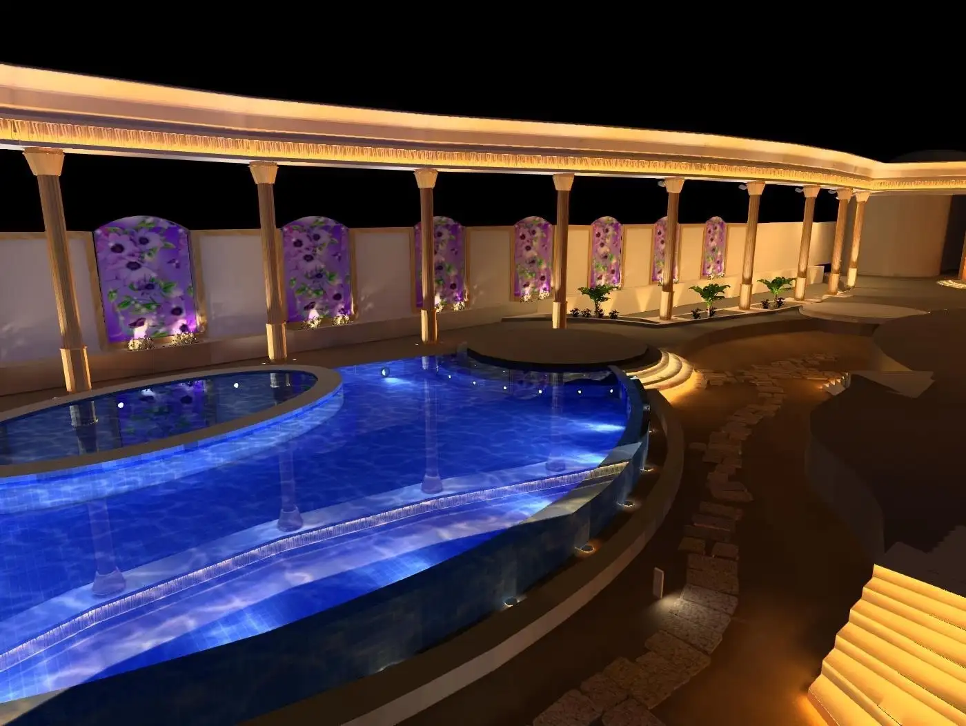 Entrance lobby finishing